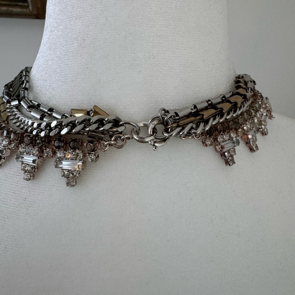 Stella & Dot SUTTON-Wear 5 Ways-Mixed Metal Statement Necklace - Picture 2 of 7